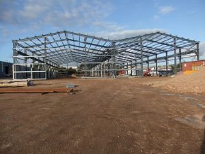 Workshop ocelových konstrukcí portálových rámů